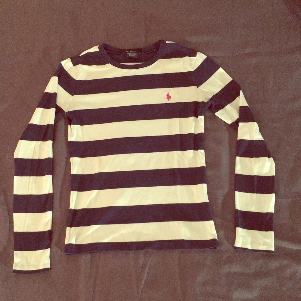 Polo Navy and Ivory Rugby tee
